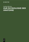 Buchcover Zur Physiologie der Anatomie