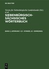 Buchcover Siebenbürgisch-Sächsisches Wörterbuch / (D - Dyrner). (E - einmessen)