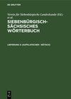 Buchcover Siebenbürgisch-Sächsisches Wörterbuch / (aufklatschen - Bätsch)
