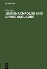 Buchcover Jesusnachfolge und Christusglaube