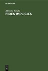 Buchcover Fides implicita