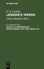 G. E. Lessing: Lessing’s Werke / [Hamburgische Dramaturgie, 1767–1769. Band 1+2] width=