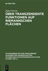 Buchcover Über transzendente Funktionen auf Riemannschen Flächen