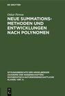 Buchcover Neue Summationsmethoden und Entwicklungen nach Polynomen