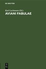 Buchcover Aviani Fabulae