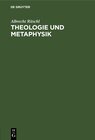 Buchcover Theologie und Metaphysik