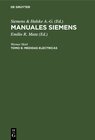 Buchcover Manuales Siemens / Medidas electricas