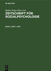 Buchcover Zeitschrift für Sozialpsychologie / 1976