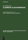 Buchcover Clemens Alexandrinus / Protrepticus und Paedagogus