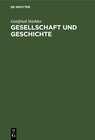 Buchcover Gesellschaft und Geschichte