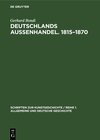 Buchcover Deutschlands Aussenhandel. 1815–1870