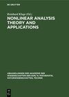 Buchcover Nonlinear Analysis Theory and Applications