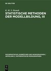 Buchcover Statistische Methoden der Modellbildung, III