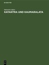Buchcover Katantra und Kaumaralata