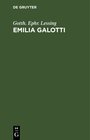 Buchcover Emilia Galotti