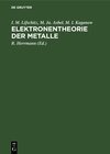 Buchcover Elektronentheorie der Metalle