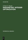 Buchcover Parametric Integer Optimization