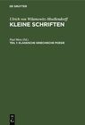 Buchcover Klassische griechische Poesie