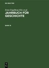 Buchcover Jahrbuch für Geschichte / Jahrbuch für Geschichte. Band 16