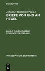 Buchcover Briefe von und an Hegel / 1785–1812