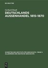 Buchcover Deutschlands Aussenhandel 1815-1870