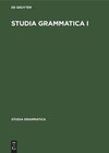 Buchcover Studia grammatica I