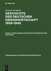 Buchcover Dietrich Eichholtz: Geschichte der Deutschen Kriegswirtschaft 1959–1945 / 1941–1943