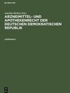 Buchcover Arzneimittel- und Apothekenrecht der Deutschen Demokratischen Republik. Lieferung 6