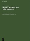 Buchcover Mittellateinisches Wörterbuch / Armarius – at