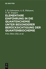 Buchcover Elementare Einführung in die Quantenchemie unter besonderer Berücksichtigung der Quantenbiochemie
