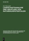 Buchcover Landschaftsanalyse und Ableitung von Naturraumpotentialen