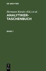 Buchcover Analytiker-Taschenbuch / Analytiker-Taschenbuch. Band 1