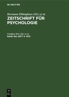 Buchcover Zeitschrift für Psychologie / 1976