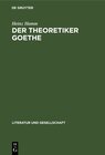 Buchcover Der Theoretiker Goethe