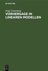 Buchcover Vorhersage in linearen Modellen