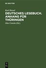 Buchcover Deutsches Lesebuch. Anhang für Thüringen