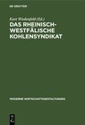 Buchcover Das Rheinisch-Westfälische Kohlensyndikat