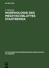 Buchcover Morphologie des Meßtischblattes Stadtremda