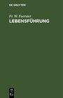 Buchcover Lebensführung