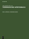 Buchcover Thüringisches Wörterbuch / Abwamsen-anlegen