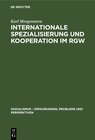 Buchcover Internationale Spezialisierung und Kooperation im RGW