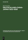 Buchcover Deutschland-China-Japan 1933–1939
