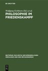 Buchcover Philosophie im Friedenskampf