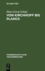 Buchcover Von Kirchhoff bis Planck