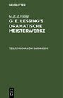 Buchcover G. E. Lessing: G. E. Lessing’s dramatische Meisterwerke / Minna von Barnhelm