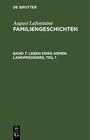 Buchcover August Lafontaine: Familiengeschichten / Leben eines armen Landpredigers, Teil 1