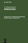 Buchcover F. Schleiermacher: Predigten / Predigten über den christlichen Hausstand