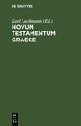 Buchcover Novum Testamentum Graece
