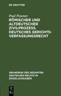 Buchcover Römischer und altdeutscher Zivilprozeß. Deutsches Gerichtsverfassungsrecht