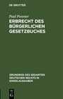 Buchcover Erbrecht des Bürgerlichen Gesetzbuches